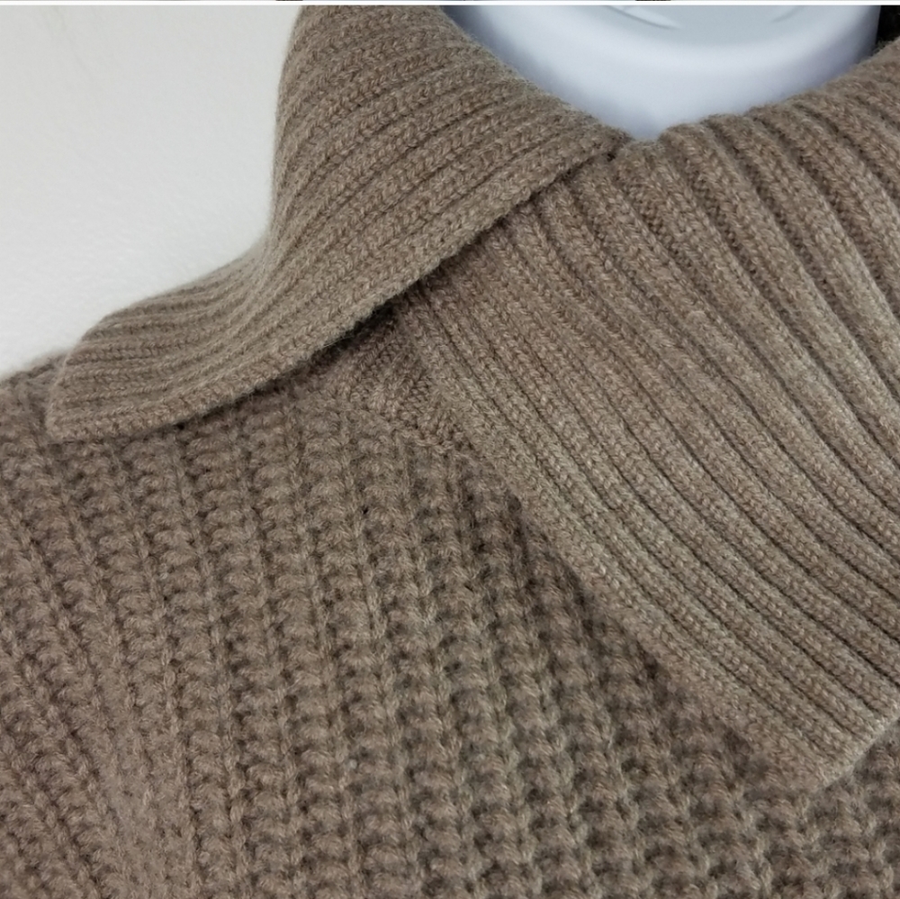 Revolve 27 Miles Malibu Asher Cashmere and Wool Turtleneck Sweater Size Small - Picture 3 of 8